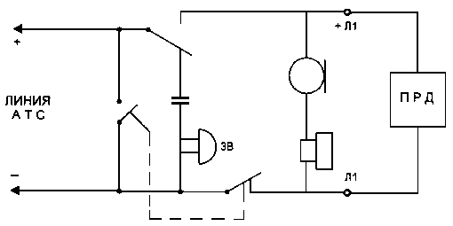 Схема подключения телефонного радиоретранслятора